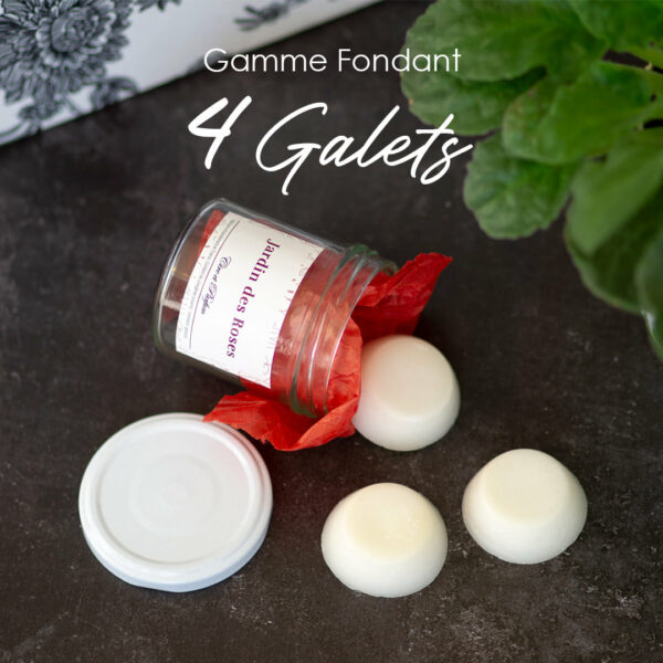 Fondants Galets x4  en Cire végétale démoulable